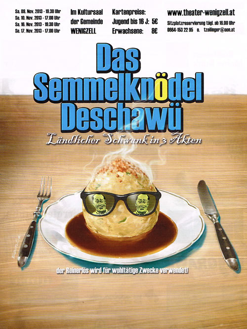 Das-Semmelknödel-Deschawue-2013-Plakat