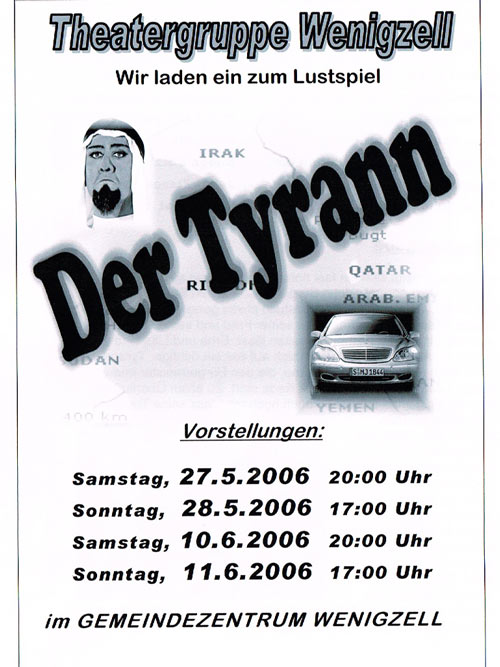 Der Tyrann_2006_Plakat