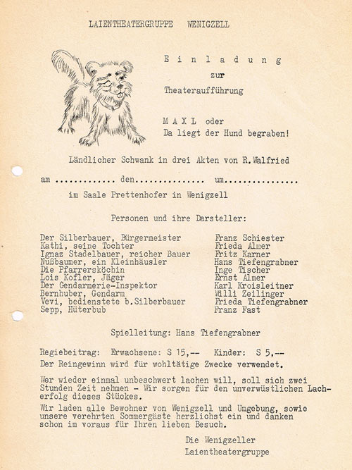 Maxl da liegt der Hund begraben_1966_Plakat